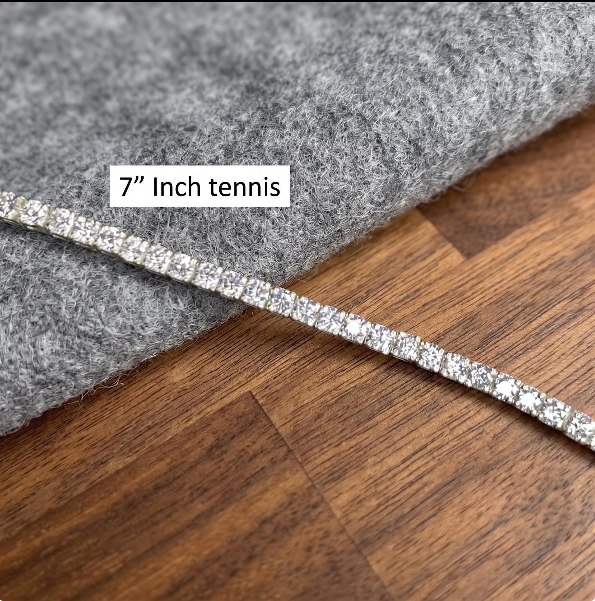 Moissanite Tennis Bracelet in Sterling Silver 3