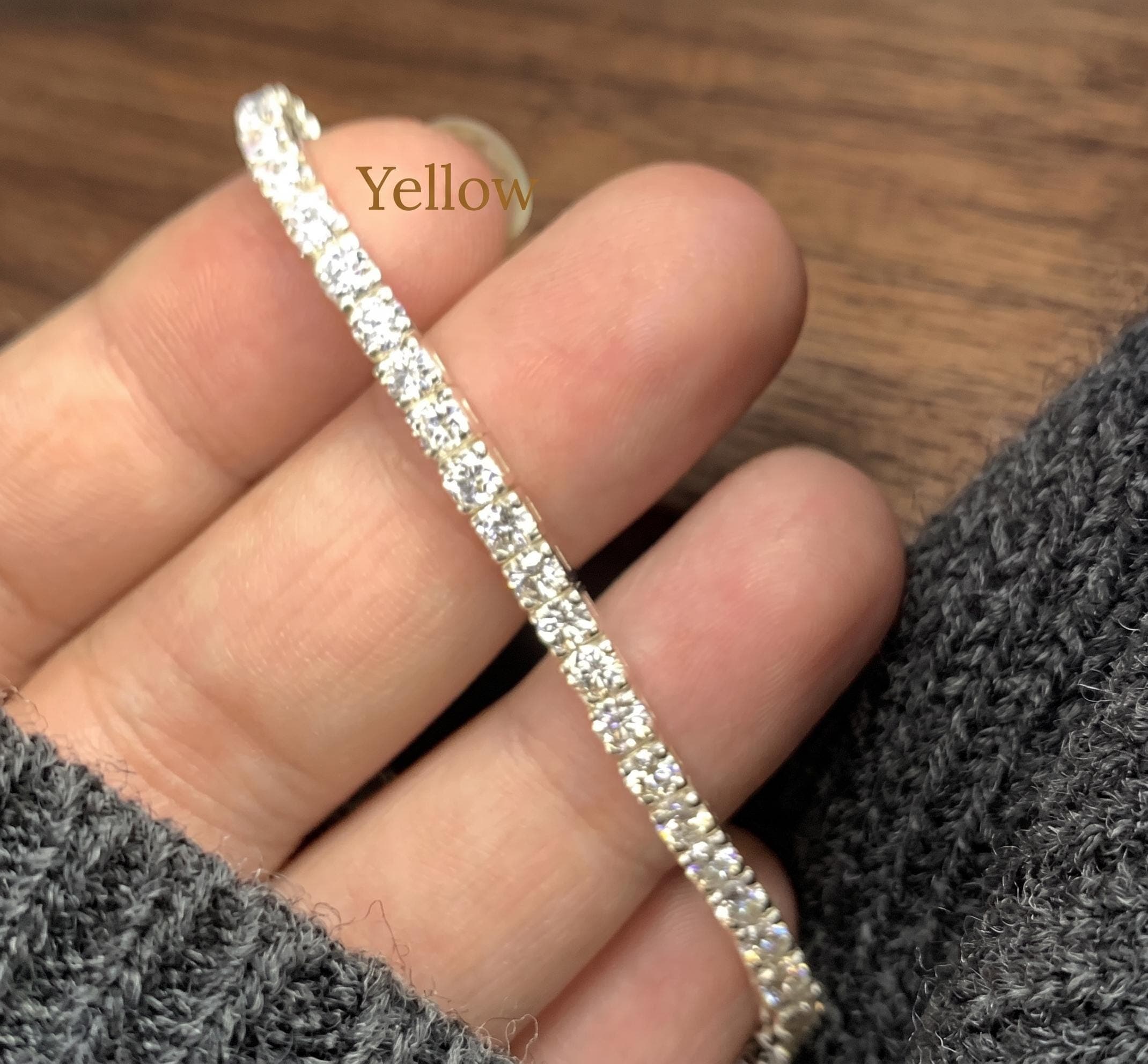 Moissanite Tennis Bracelet in Sterling Silver